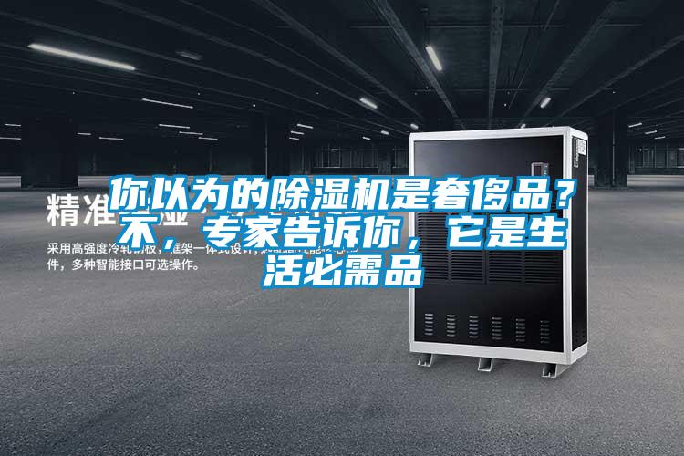 你以為的除濕機是奢侈品?不,專家告訴你,它是生活必需品