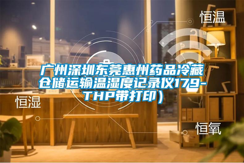 廣州深圳東莞惠州藥品冷藏倉儲運輸溫濕度記錄儀179-THP帶打印)