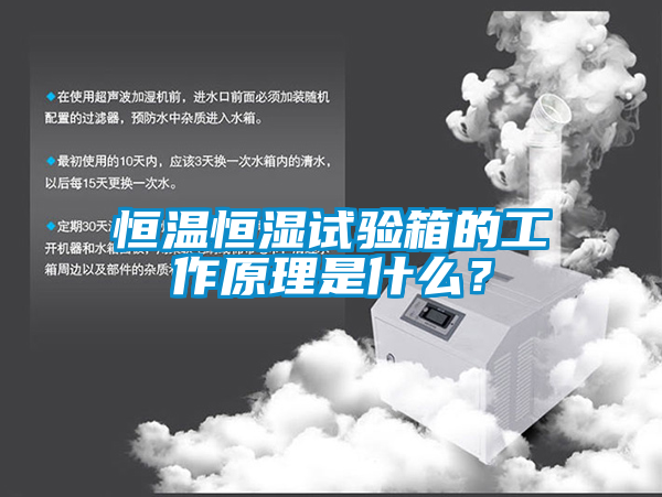 恒溫恒濕試驗箱的工作原理是什么?