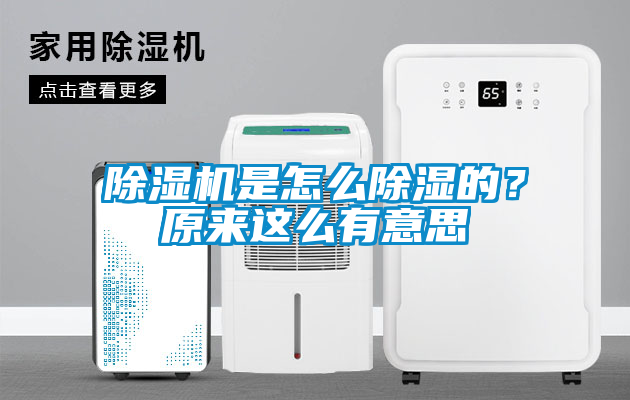 除濕機是怎么除濕的？原來這么有意思