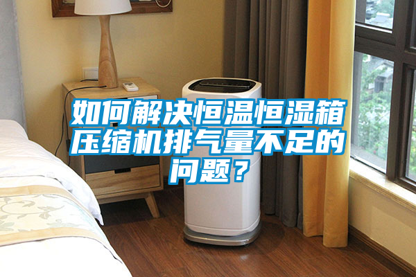 如何解決恒溫恒濕箱壓縮機排氣量不足的問題?