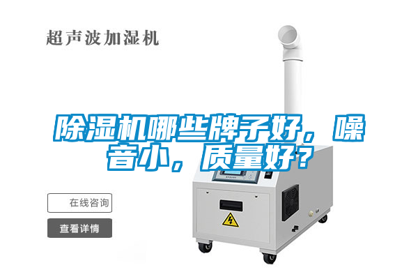 除濕機(jī)哪些牌子好,噪音小,質(zhì)量好?