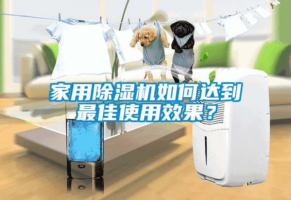 家用除濕機如何達到最佳使用效果?