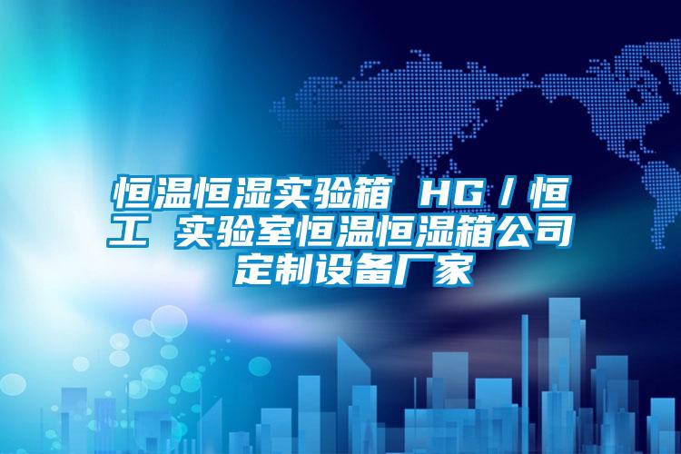 恒溫恒濕實(shí)驗(yàn)箱 HG/恒工 實(shí)驗(yàn)室恒溫恒濕箱公司 定制設(shè)備廠家