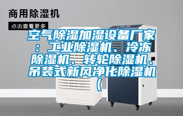空氣除濕加濕設備廠家:工業除濕機、冷凍除濕機、轉輪除濕機、吊裝式新風凈化除濕機(