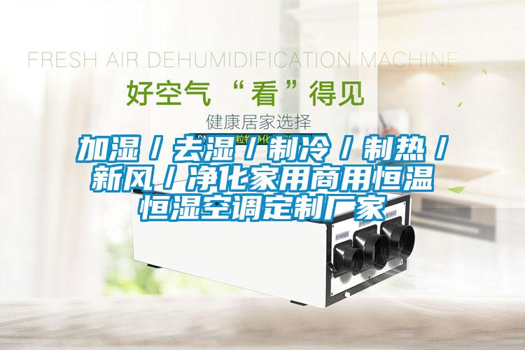 加濕/去濕/制冷/制熱/新風/凈化家用商用恒溫恒濕空調定制廠家