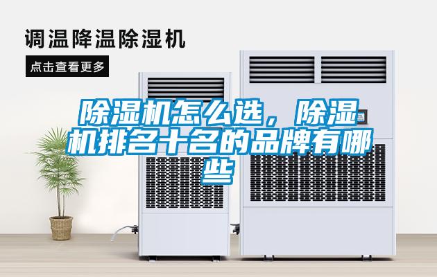 除濕機怎么選,除濕機排名十名的品牌有哪些