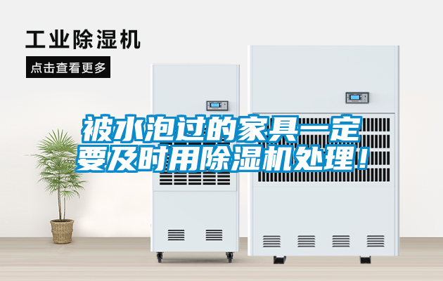 被水泡過的家具一定要及時用除濕機處理!
