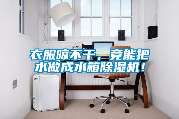 衣服晾不干,竟能把水做成水箱除濕機!