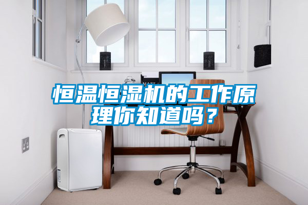恒溫恒濕機的工作原理你知道嗎?