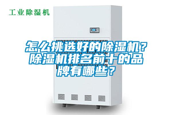 怎么挑選好的除濕機?除濕機排名前十的品牌有哪些?