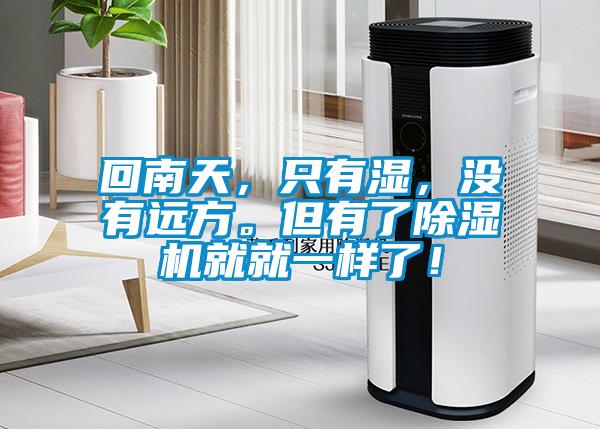 回南天,只有濕,沒有遠方。但有了除濕機就就一樣了!