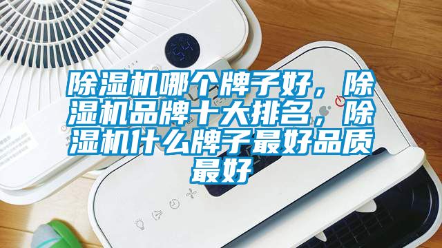 除濕機哪個牌子好，除濕機品牌十大排名，除濕機什么牌子最好品質最好