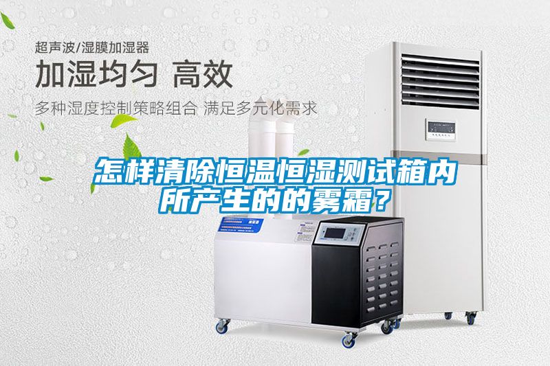 怎樣清除恒溫恒濕測試箱內所產生的的霧霜?