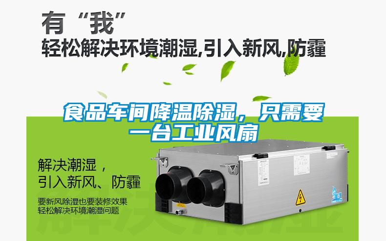 食品車間降溫除濕,只需要一臺工業風扇