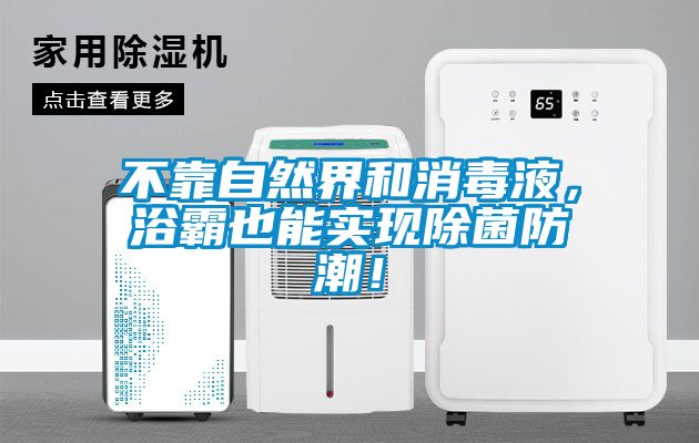 不靠自然界和消毒液，浴霸也能實現除菌防潮！