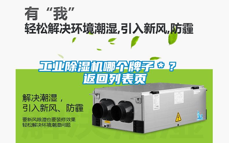 工業(yè)除濕機(jī)哪個(gè)牌子*? 返回列表頁