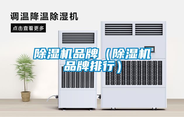 除濕機品牌(除濕機品牌排行)