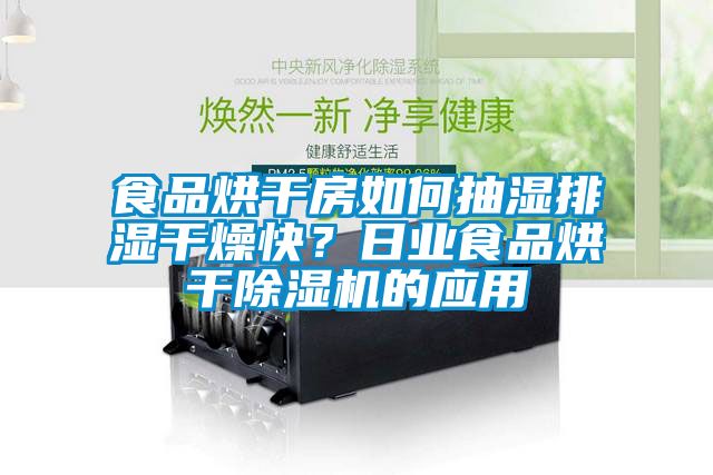 食品烘干房如何抽濕排濕干燥快？日業食品烘干除濕機的應用