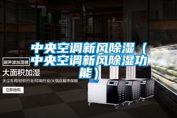中央空調新風除濕(中央空調新風除濕功能)