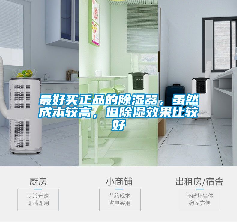 最好買正品的除濕器,雖然成本較高,但除濕效果比較好