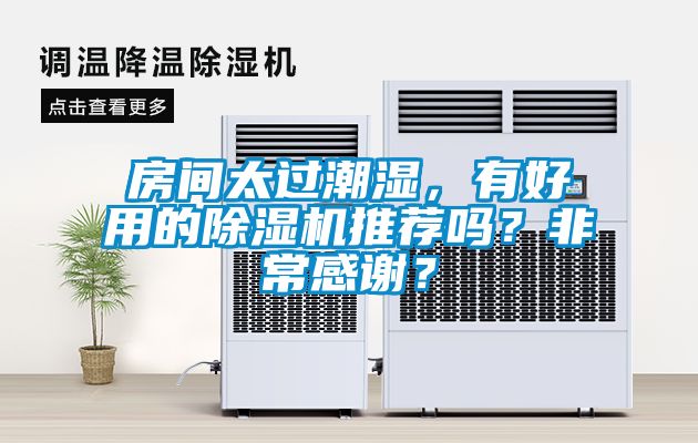 房間太過潮濕，有好用的除濕機推薦嗎？非常感謝？