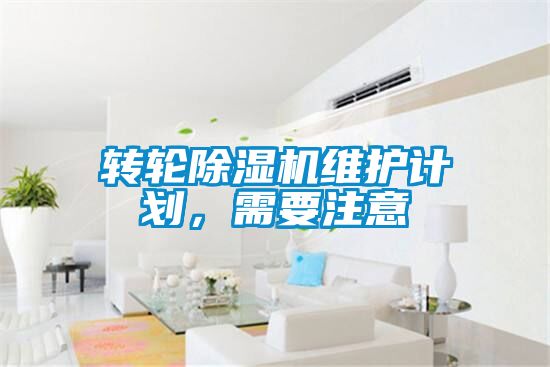 轉(zhuǎn)輪除濕機維護計劃,需要注意