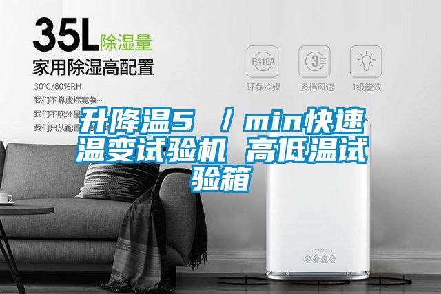 升降溫5℃/min快速溫變試驗機 高低溫試驗箱