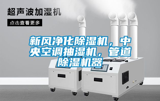 新風凈化除濕機,中央空調抽濕機,管道除濕機器