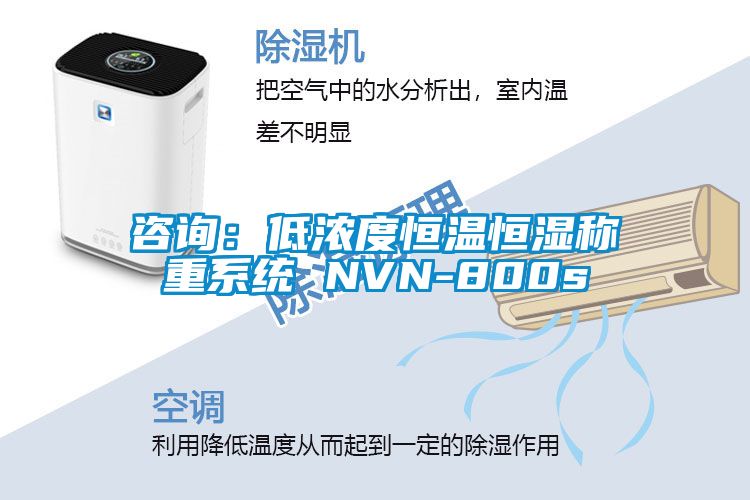 咨詢:低濃度恒溫恒濕稱重系統 NVN-800s